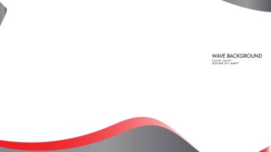 dalga arka plan gri kırmızı renk ile