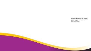 dalga geçmiş mor ve sarı renk ile