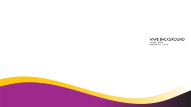 dalga geçmiş mor ve sarı renk ile