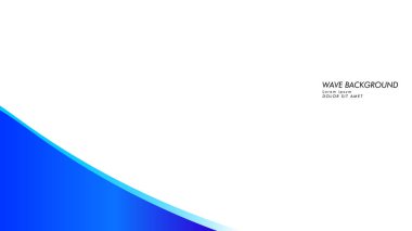 Soyut dalga arka plan mavi renk ile