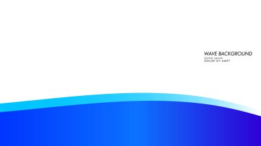 Soyut dalga arka plan mavi renk ile
