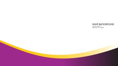 dalga geçmiş mor ve sarı renk ile