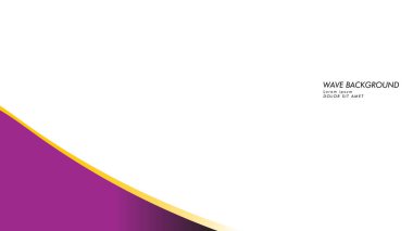 dalga geçmiş mor ve sarı renk ile