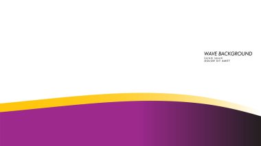 dalga geçmiş mor ve sarı renk ile
