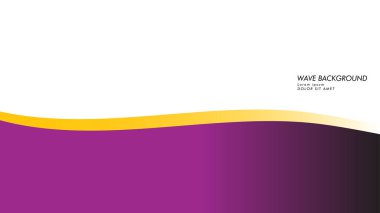 dalga geçmiş mor ve sarı renk ile