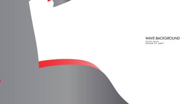 dalga arka plan gri kırmızı renk ile