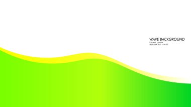 yeşil renk ve sarı soyut dalga arka plan