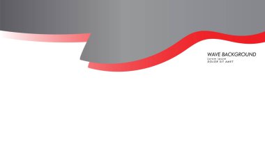 dalga arka plan gri kırmızı renk ile