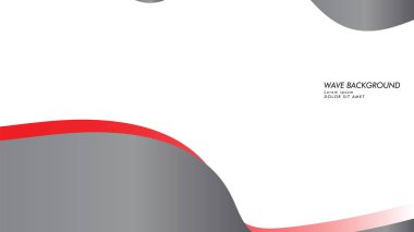 dalga arka plan gri kırmızı renk ile