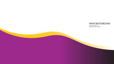 dalga geçmiş mor ve sarı renk ile