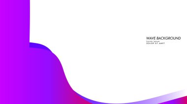 Soyut dalga arka plan degrade pembe ve mor ile