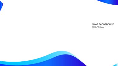 Soyut dalga arka plan mavi renk ile