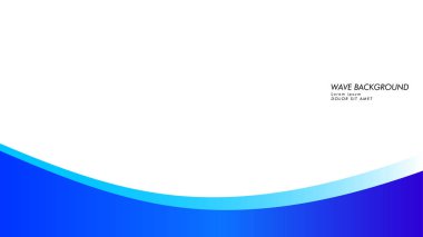 Soyut dalga arka plan mavi renk ile