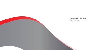 dalga arka plan gri kırmızı renk ile