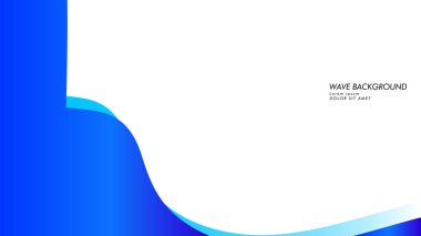 Soyut dalga arka plan mavi renk ile