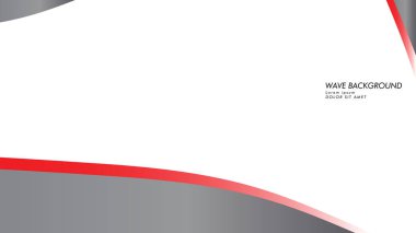 dalga arka plan gri kırmızı renk ile