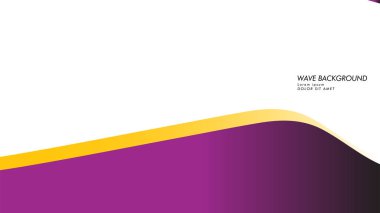 dalga geçmiş mor ve sarı renk ile