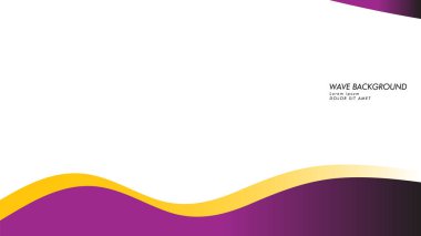 dalga geçmiş mor ve sarı renk ile