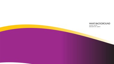 dalga geçmiş mor ve sarı renk ile