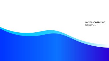 Soyut dalga arka plan mavi renk ile