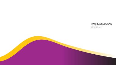 dalga geçmiş mor ve sarı renk ile