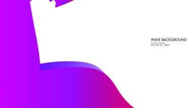 Soyut dalga arka plan degrade pembe ve mor ile