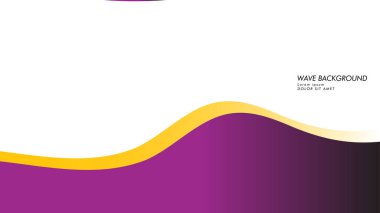 dalga geçmiş mor ve sarı renk ile