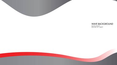 dalga arka plan gri kırmızı renk ile