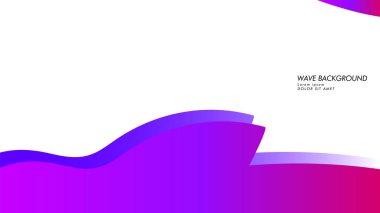 Soyut dalga arka plan degrade pembe ve mor ile