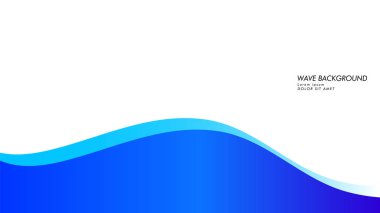 Soyut dalga arka plan mavi renk ile
