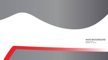 dalga arka plan gri kırmızı renk ile