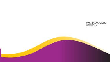 dalga geçmiş mor ve sarı renk ile