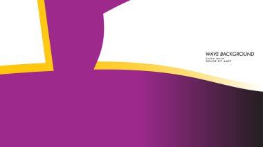 dalga geçmiş mor ve sarı renk ile