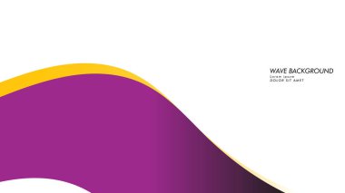 dalga geçmiş mor ve sarı renk ile
