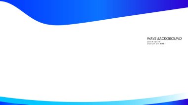 Soyut dalga arka plan mavi renk ile