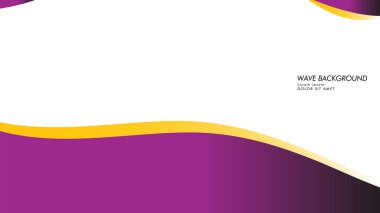 dalga geçmiş mor ve sarı renk ile