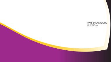 dalga geçmiş mor ve sarı renk ile