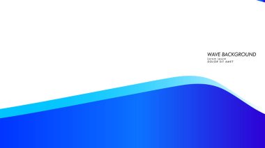 Soyut dalga arka plan mavi renk ile