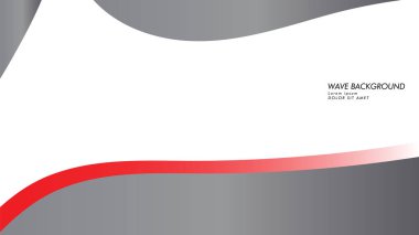 dalga arka plan gri kırmızı renk ile