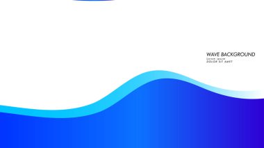 Soyut dalga arka plan mavi renk ile
