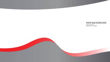 dalga arka plan gri kırmızı renk ile