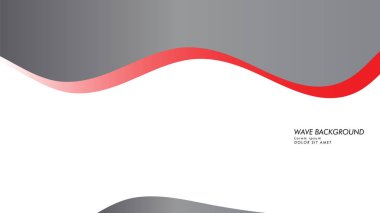 dalga arka plan gri kırmızı renk ile