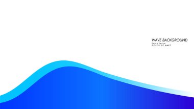Soyut dalga arka plan mavi renk ile