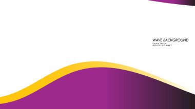 dalga geçmiş mor ve sarı renk ile