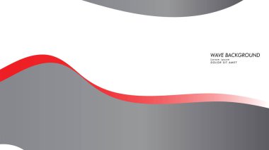 dalga arka plan gri kırmızı renk ile