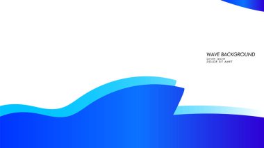 Soyut dalga arka plan mavi renk ile
