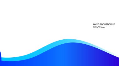 Soyut dalga arka plan mavi renk ile