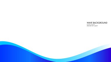 Soyut dalga arka plan mavi renk ile