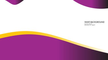 dalga geçmiş mor ve sarı renk ile