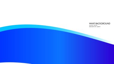 Soyut dalga arka plan mavi renk ile